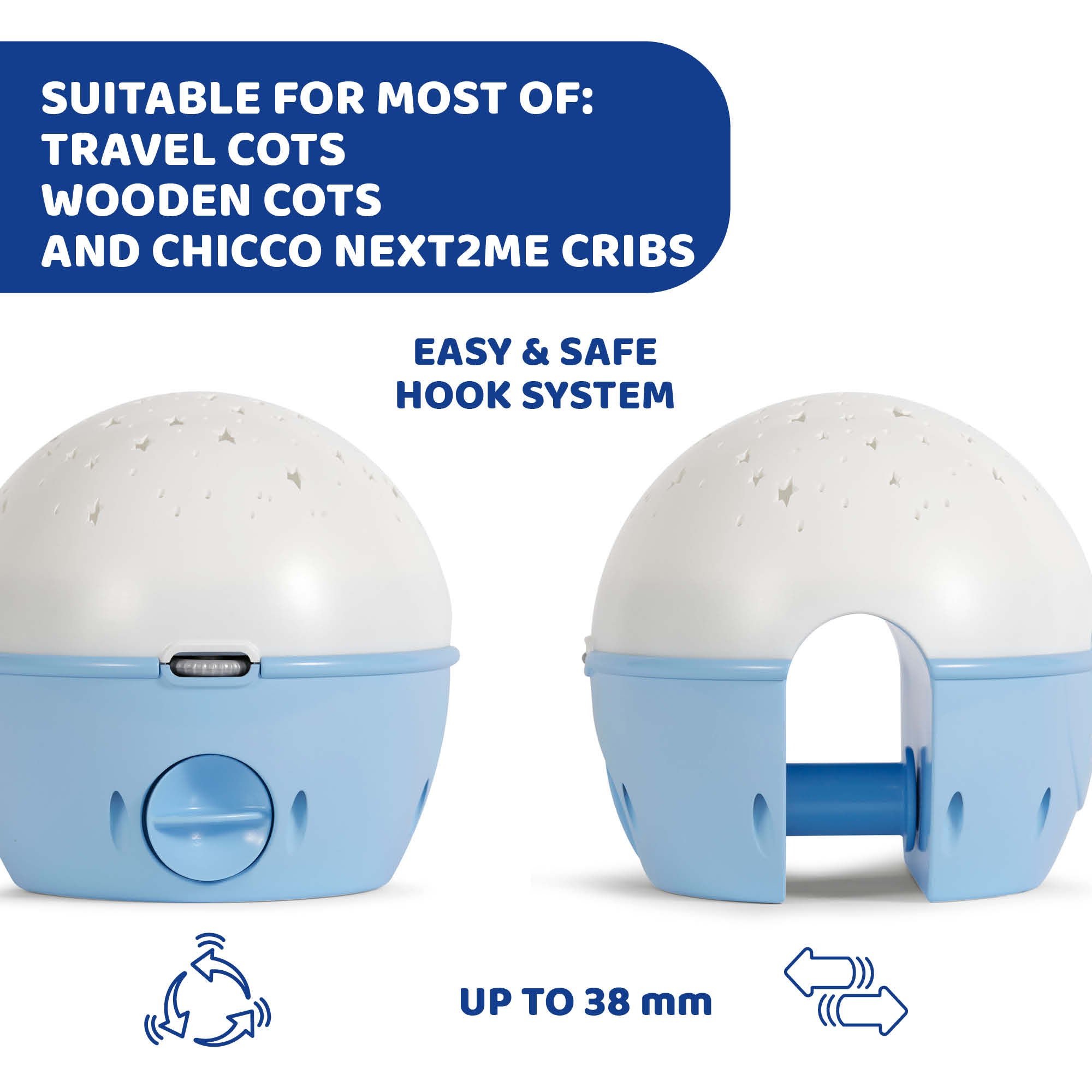 Chicco Next 2 Stars Projector Blue 00007647200000