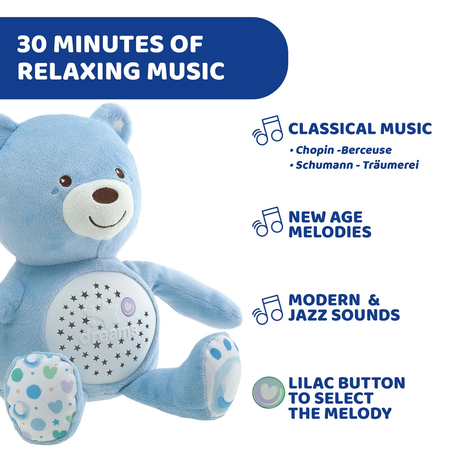 Chicco Baby Bear Bedside Projector 00008015100000