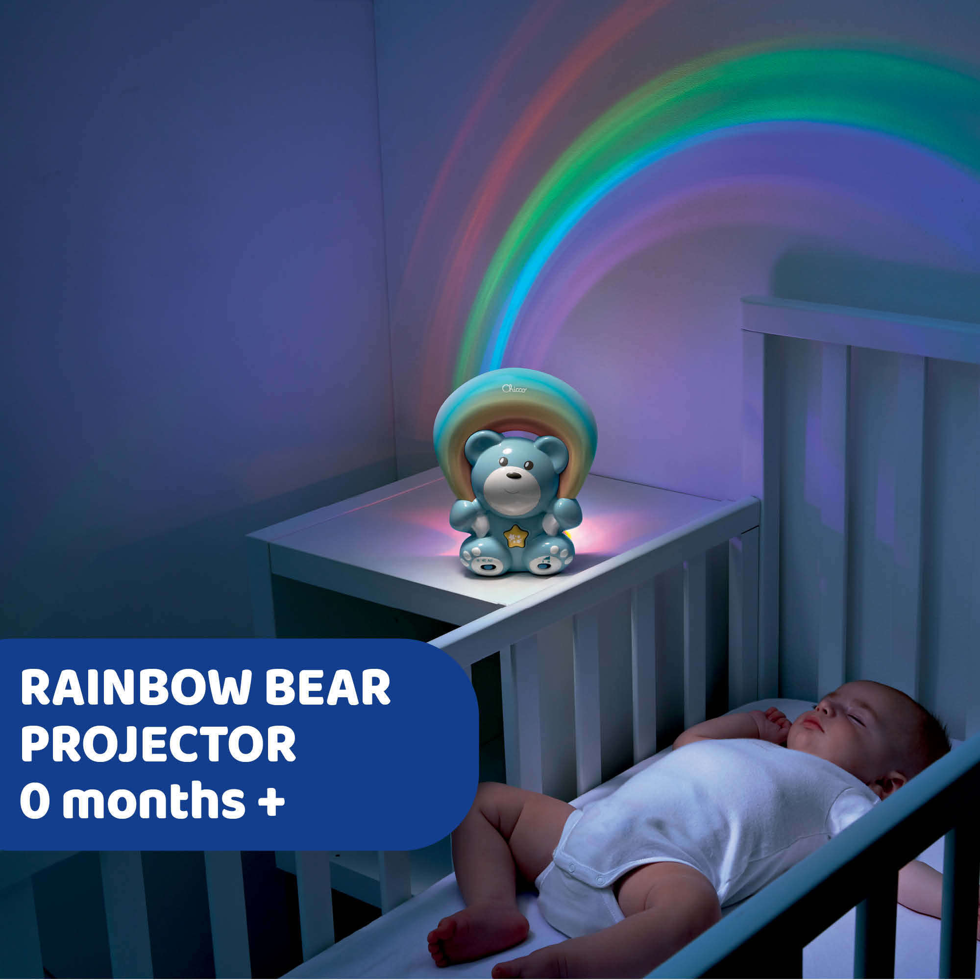 Chicco Rainbow Bear Bedside Projector 00010474200000