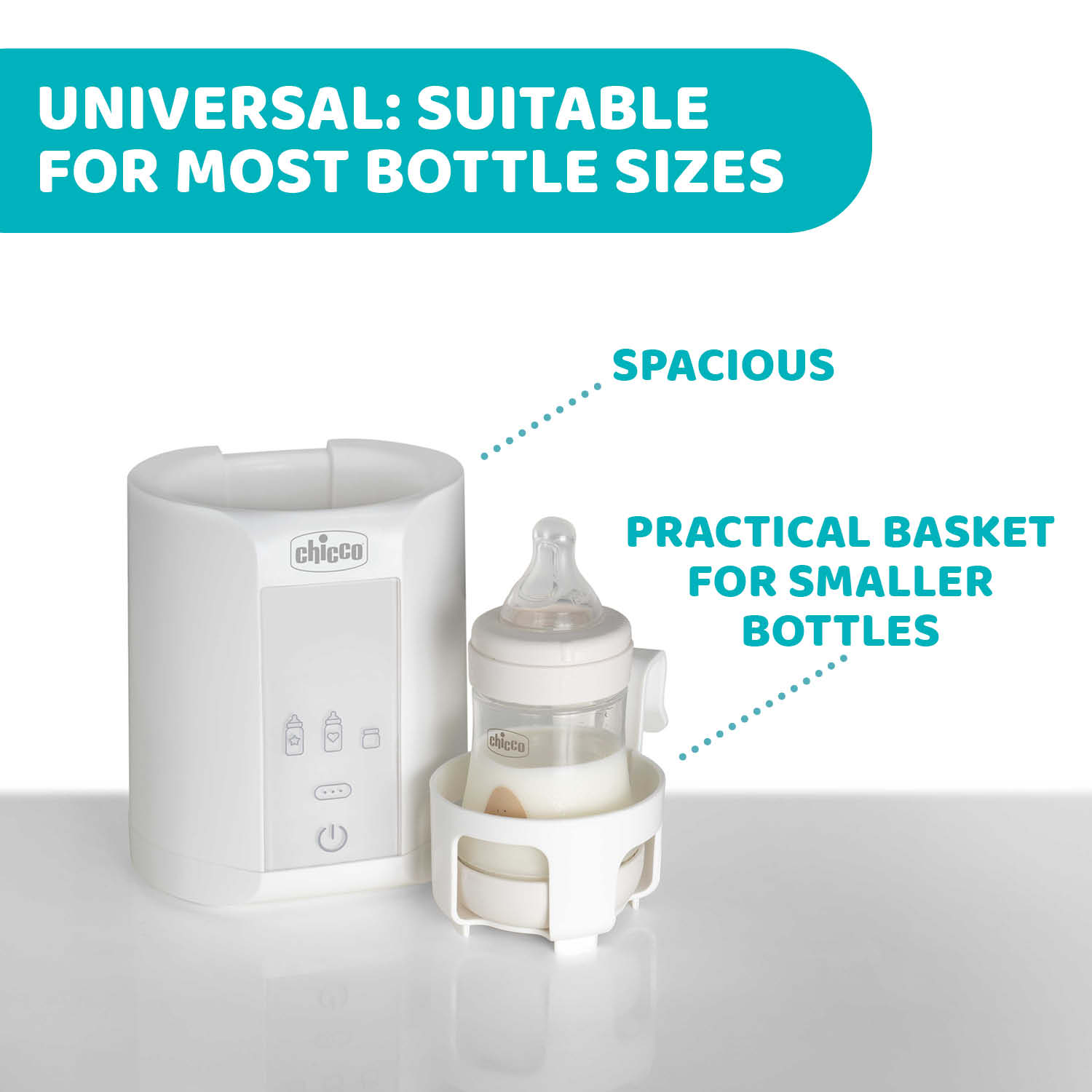 Chicco Home + Travel Bottle Warmer with Car Plug