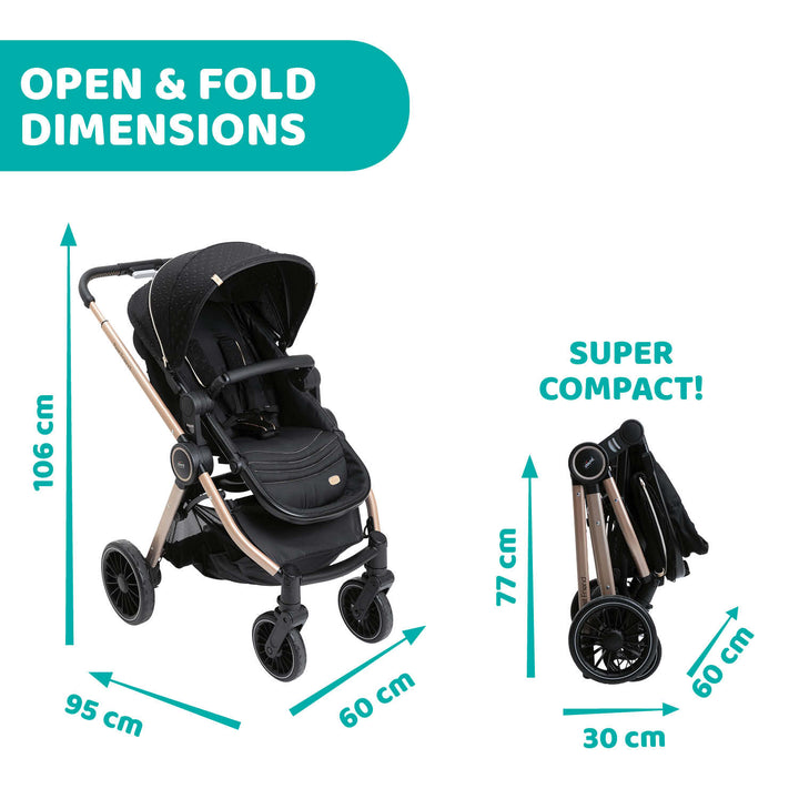 Chicco Best Friend Pro Stroller Black RE_LUX 08079866560000