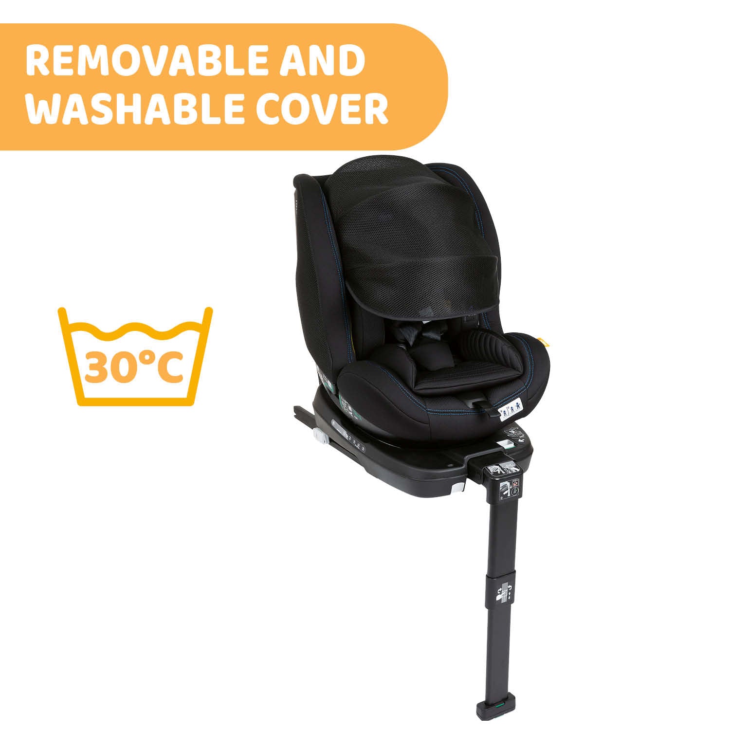 Chicco Seat3Fit i-Size Air Car Seat Black