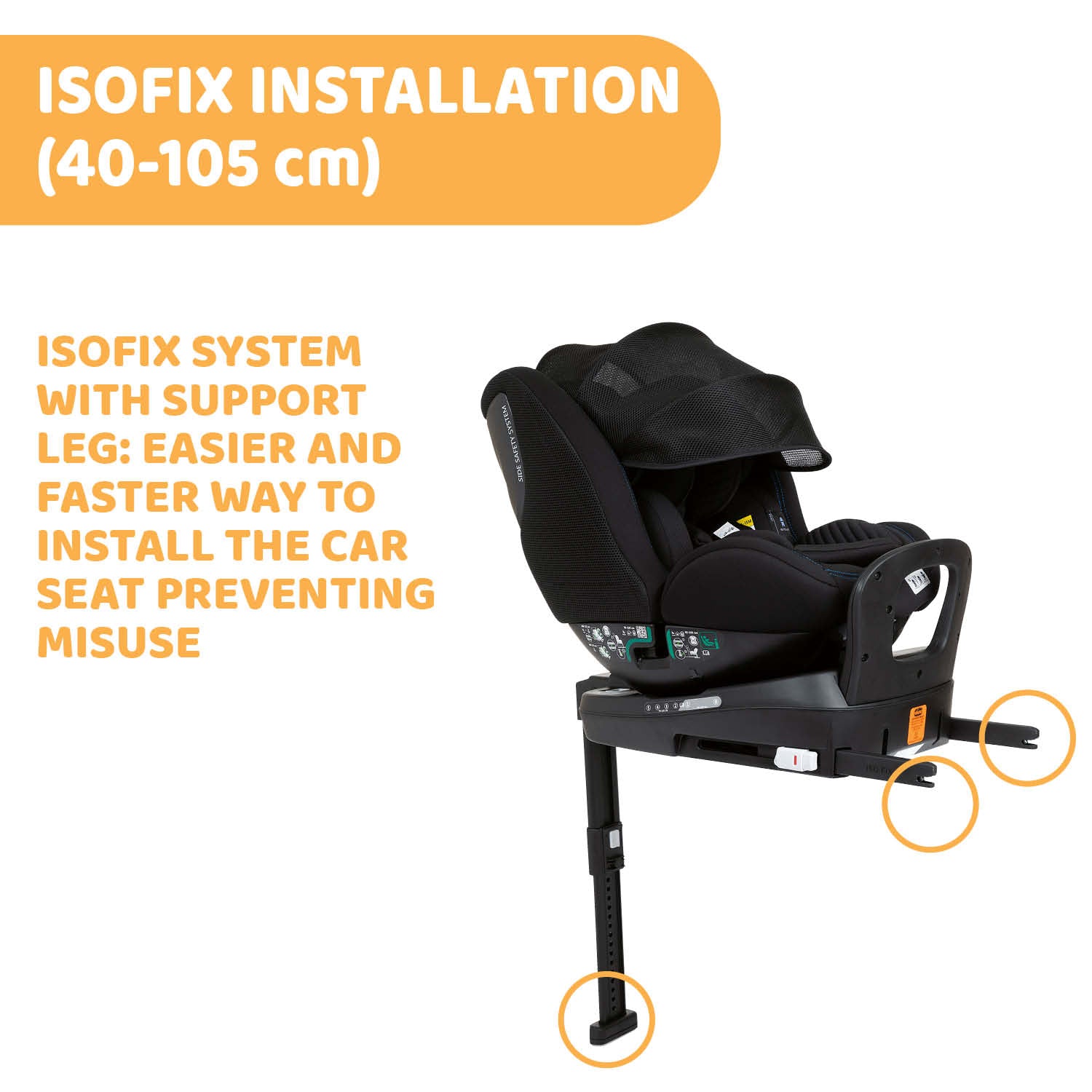 Chicco Seat3Fit i-Size Air Car Seat Black