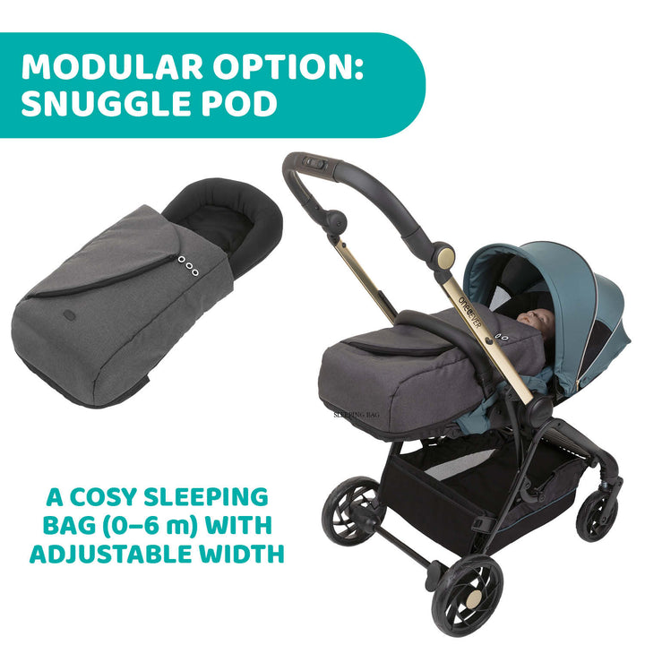 Chicco One4Ever 2-Ways Facing Stroller Lightweight 079881-792
