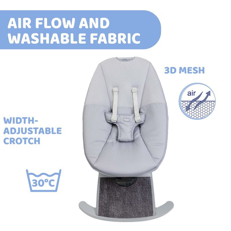 Chicco Comfy Wave Baby Bouncer Silver Spring 08079890160000