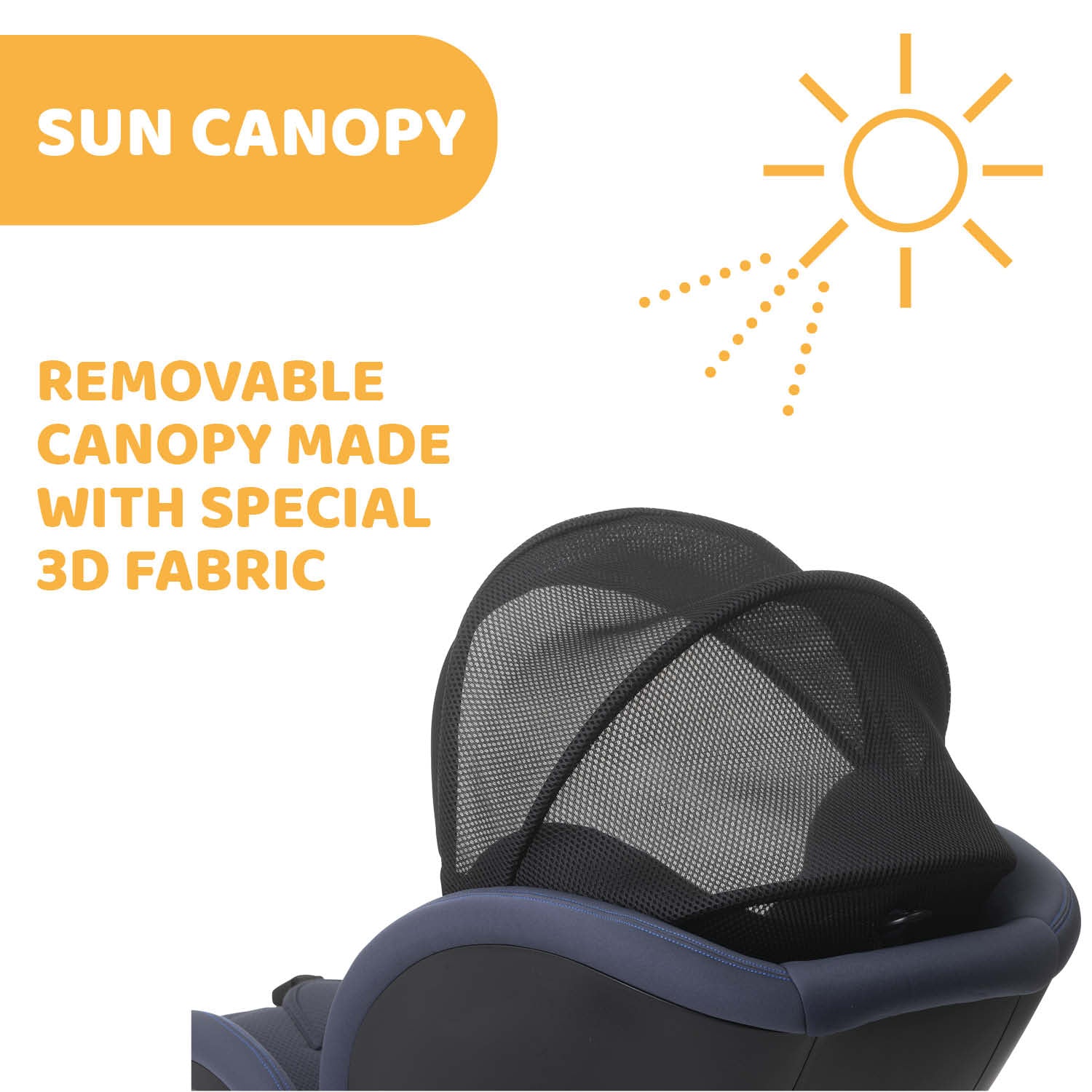 Chicco OneSeat Air All-in-One Car Seat Blue Black 04087022870000