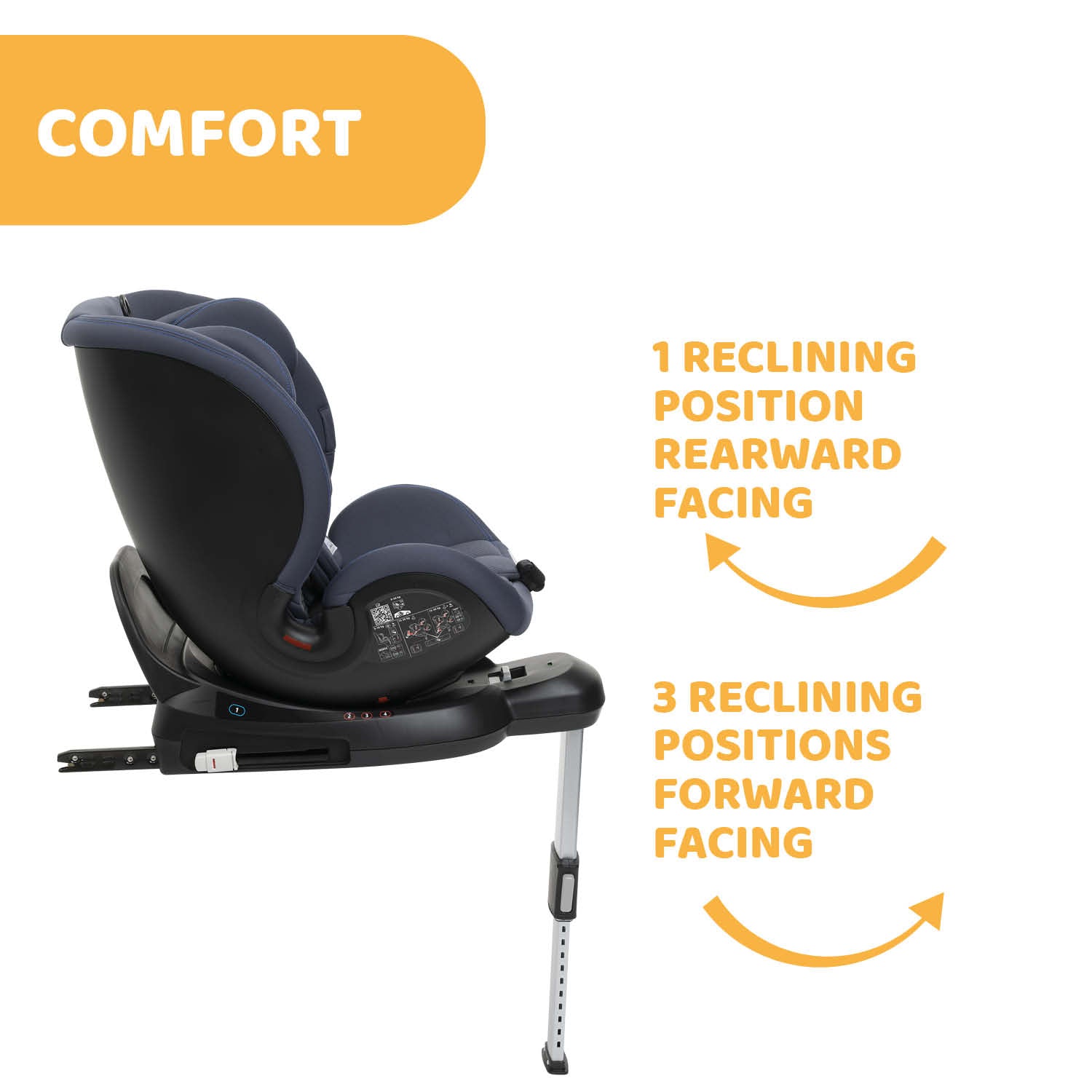 Chicco OneSeat Air All-in-One Car Seat Blue Black 04087022870000