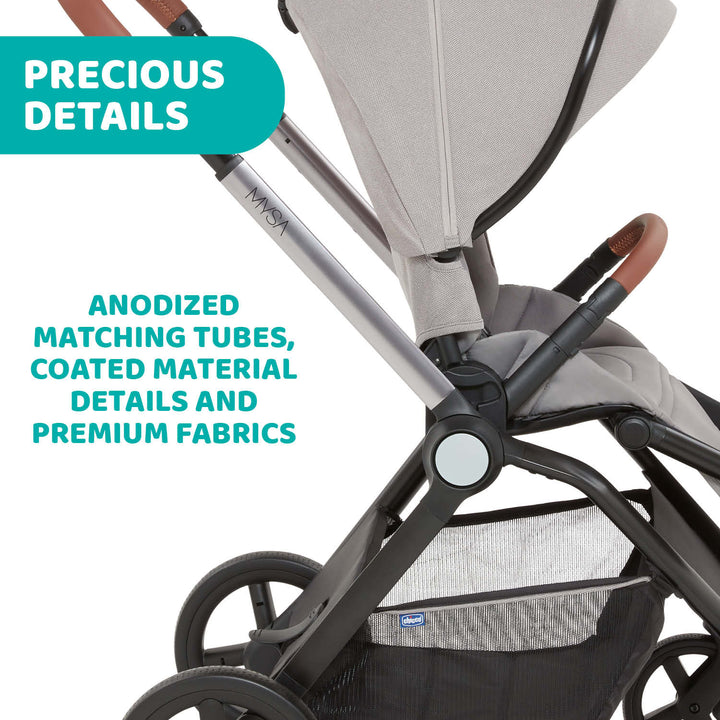 Chicco Mysa 2-Ways Facing Stroller Black Satin