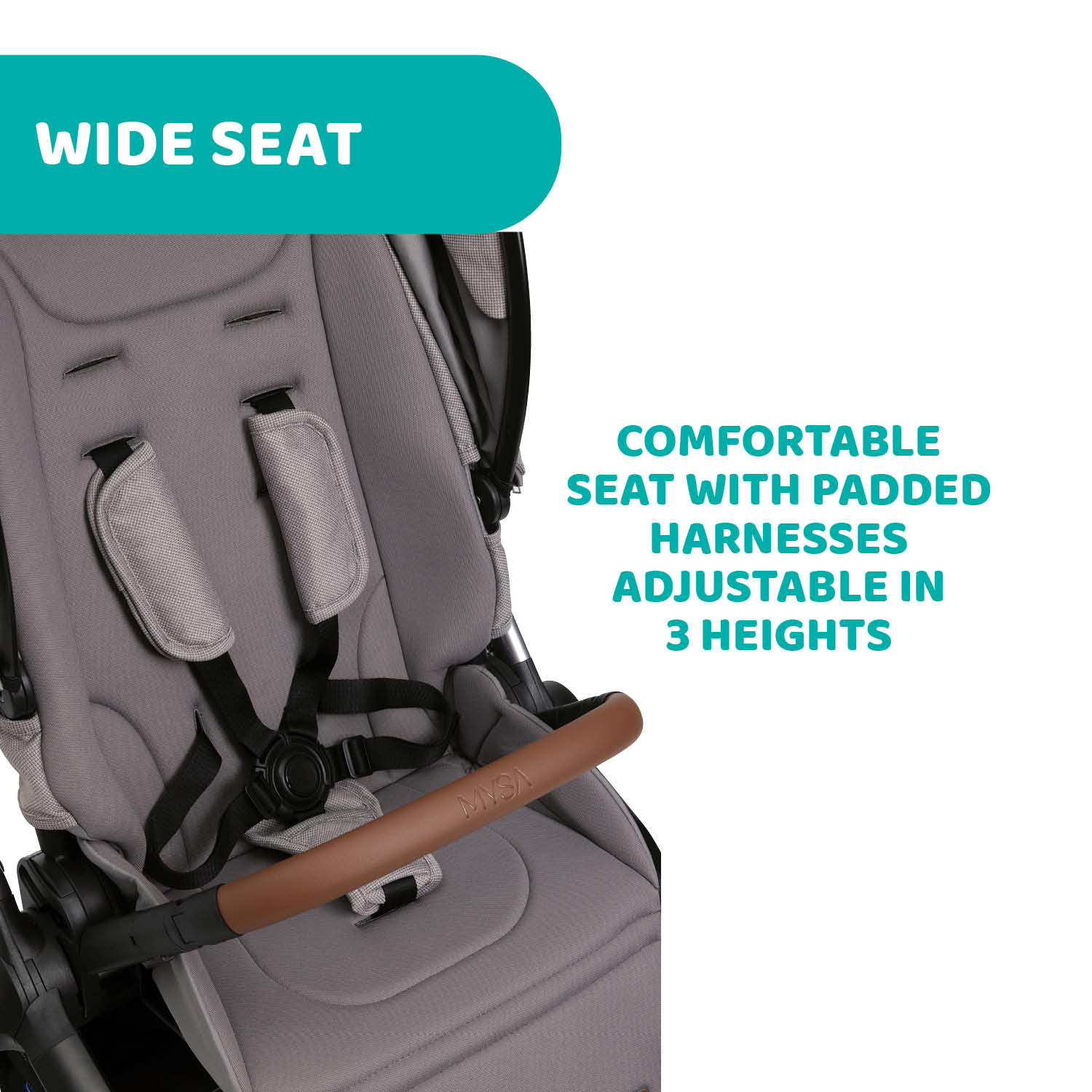 Chicco Mysa 2-Ways Facing Stroller Black Satin