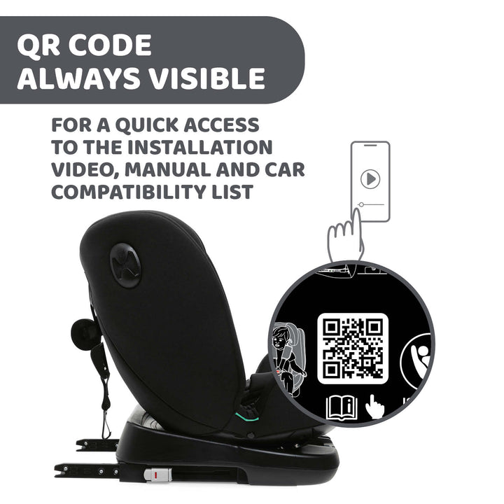 Chicco Unico Evo I-size Car Seat Black 06087030950000