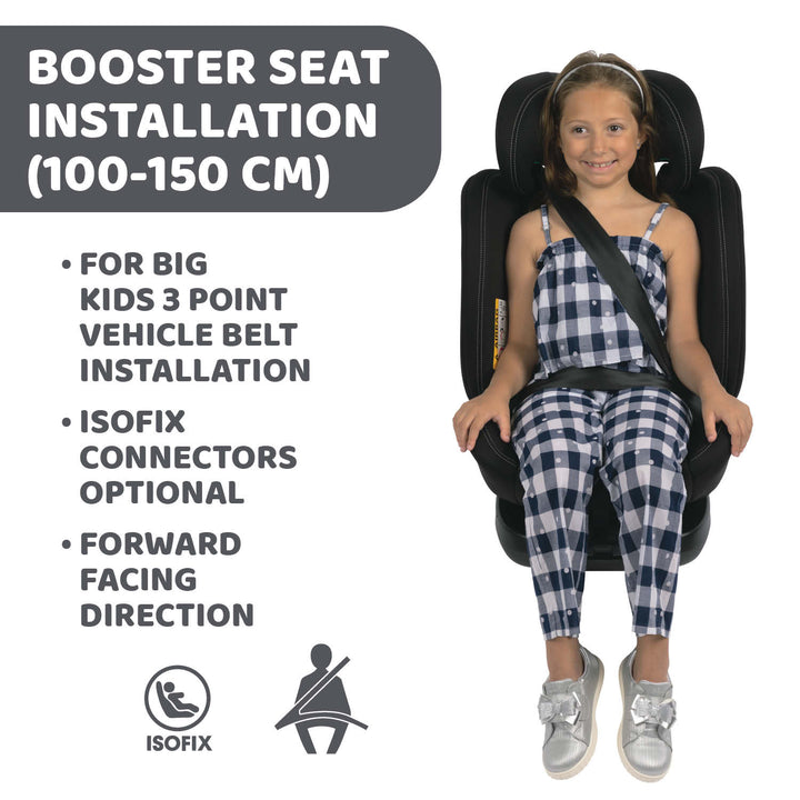 Chicco Unico Evo I-size Car Seat Black 06087030950000