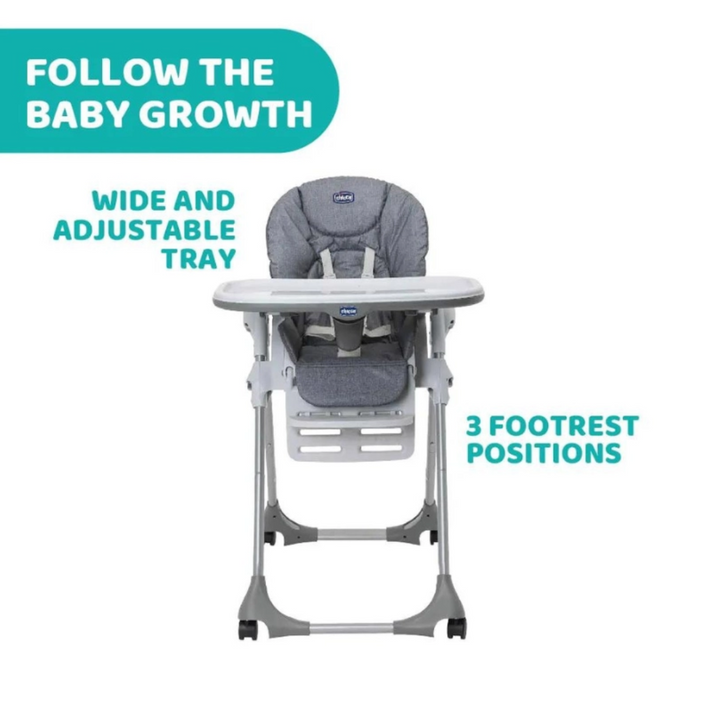 Chicco Polly Easy High Chair Happy Jungle 05079565430000