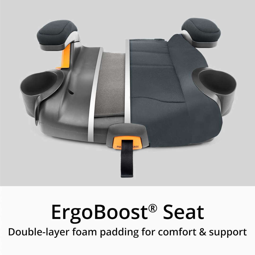 Chicco KidFit ClearTex Plus 2-in-1 Belt-Positioning Booster Car Seat 00079627120070