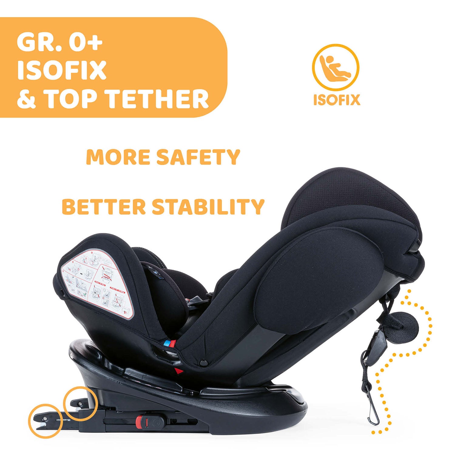 Chicco Unico Plus All In One Car Seat India Ink 05079715390000