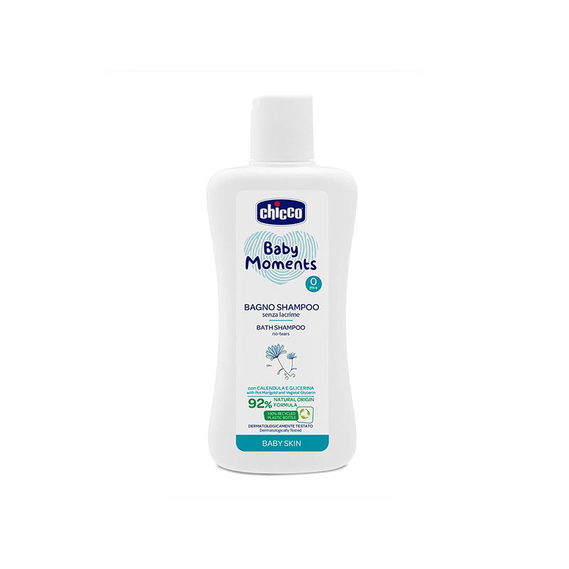 Chicco Baby Moments Skin Bath Shampoo No-Tears 6.76fl oz 00010590000000