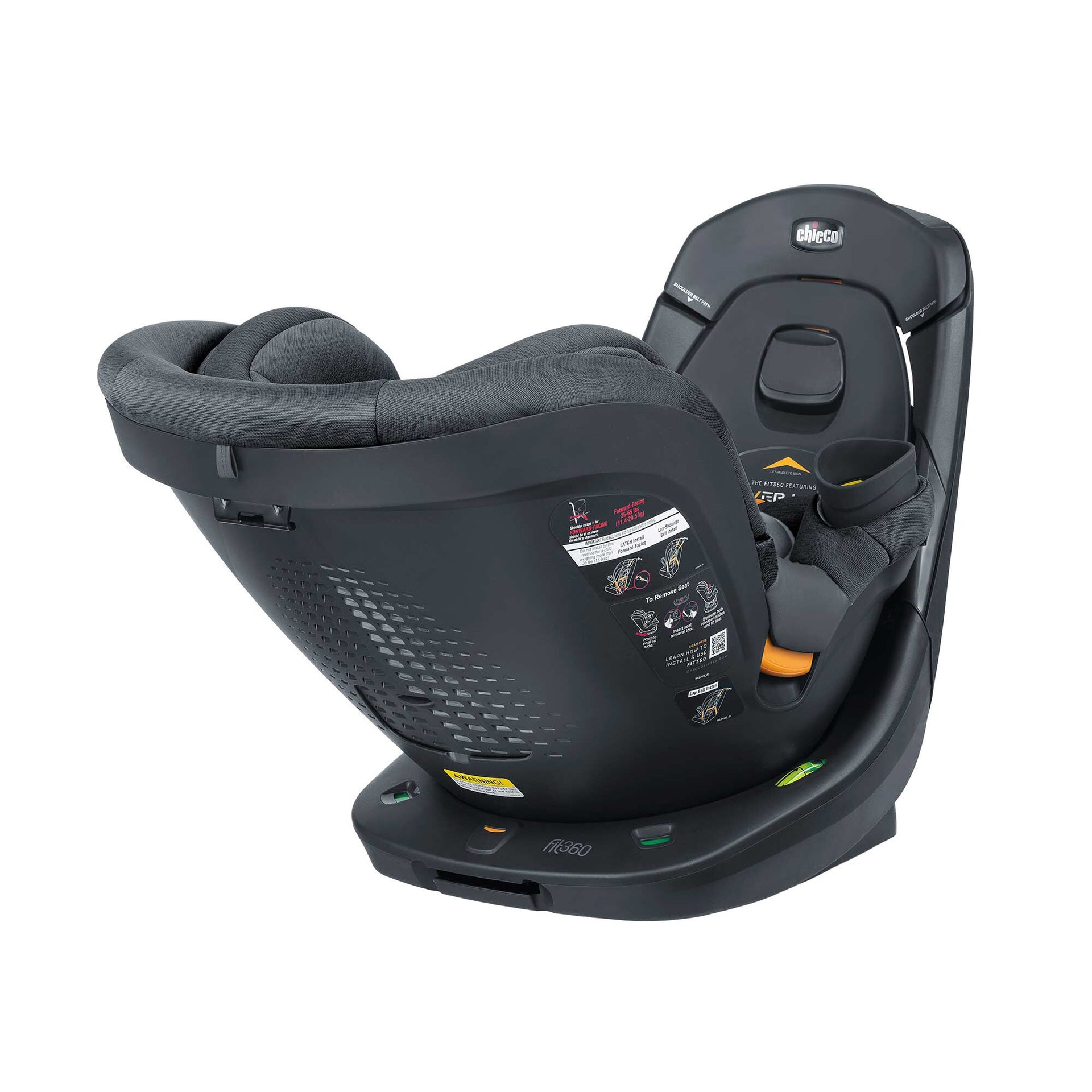 Chicco Fit360 ClearTex Rotating Convertible Car Seat 06079690950070