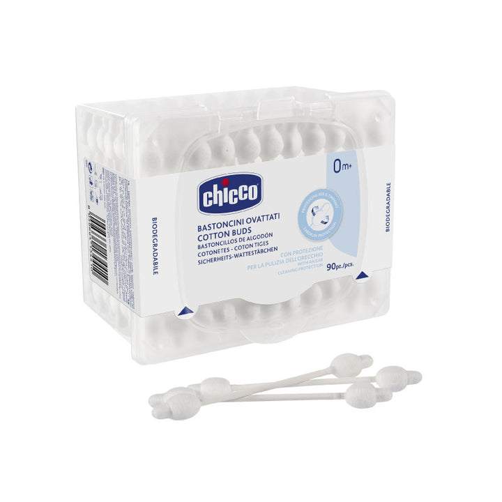 Chicco Cotton Buds With Ear Protection 90pcs 00010441000000