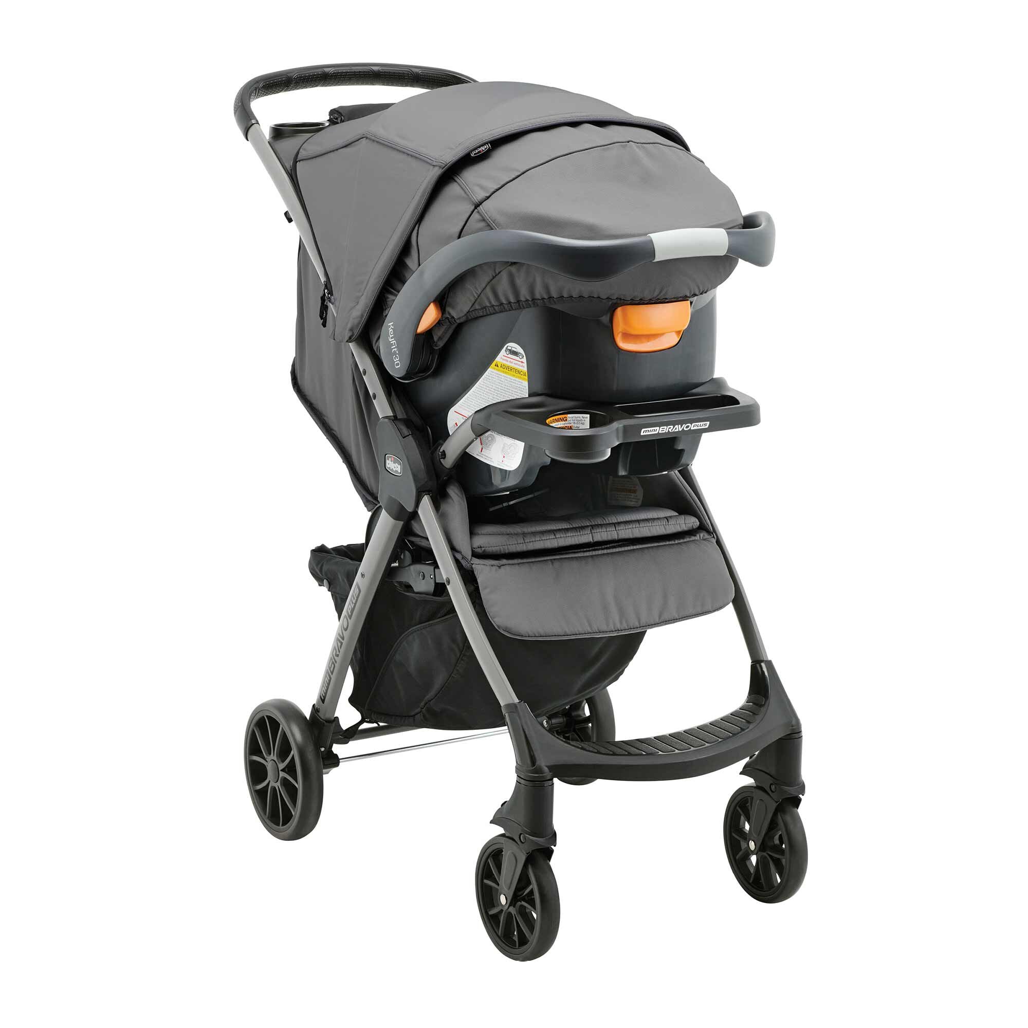 Chicco Mini Bravo Plus Travel System Slate 00079660040070