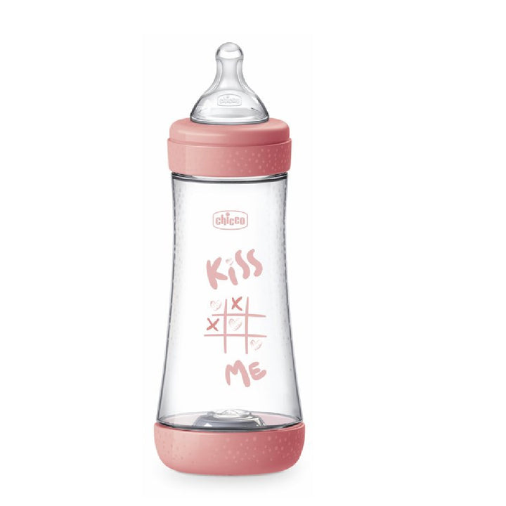 Chicco Perfect5 PP Silicone Feeding Bottle Pink 00020211110040