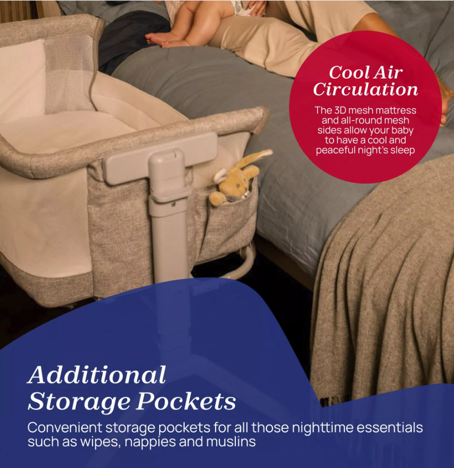 Chicco Next2Me Armonia Bedside Cradle Scandinavian 07087142610000