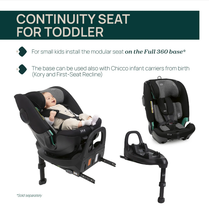 Chicco Full Seat 360 i-Size Car Seat Black Satin 05087189450000