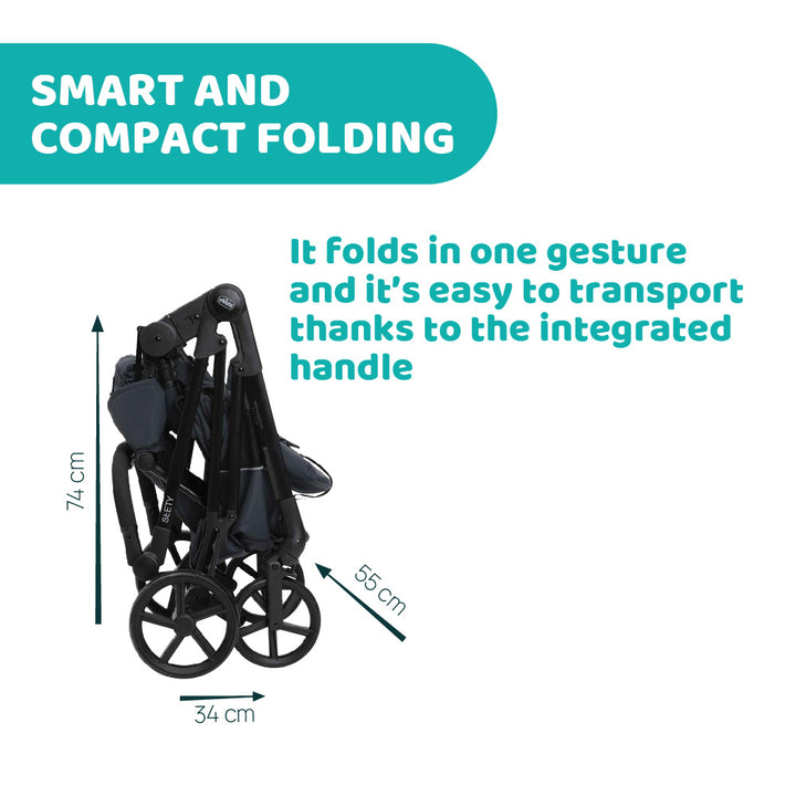 Chicco Seety Stroller Lightweight Two Ways Facing 04087097530000