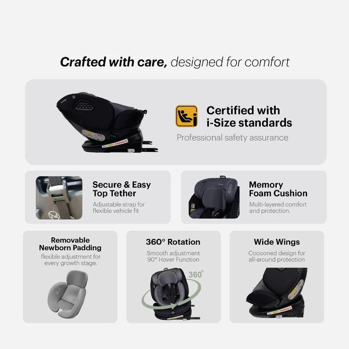 HAMILTON i-Nest 360° Rotatable Car Seat