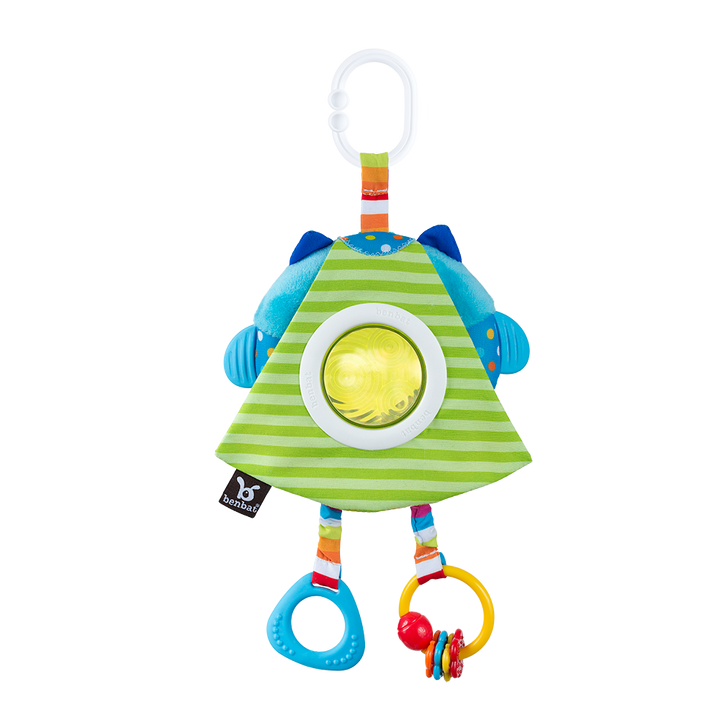 Benbat Dazzle Friends Multi-Skills Travel Toy - Owl | Little Baby.