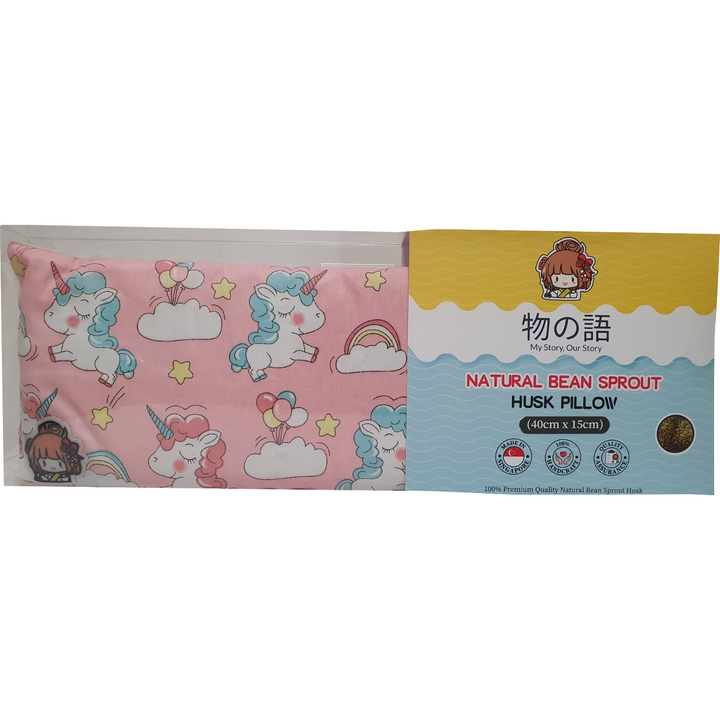 物の語 My Story Signature Bean Spout Husk Pillow - Pink Unicorn | Little Baby.