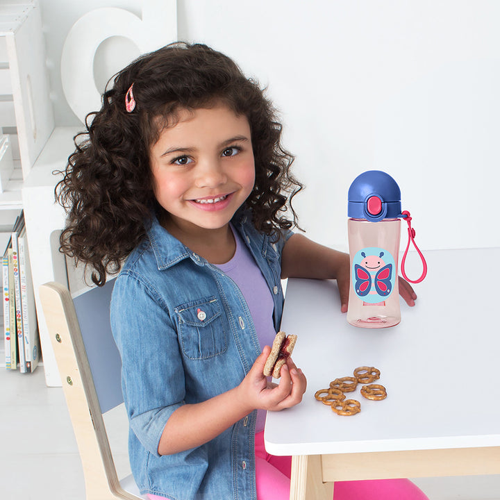 Skip Hop Zoo Lock Top Sport Bottle - Butterfly | Little Baby.