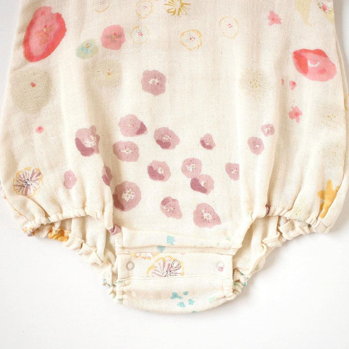 NAOMI ITO Waka Gauze Sleeveless Rompers Amezaik | Little Baby.