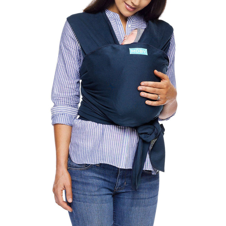 MOBY Wrap Classic 100% Cotton - Midnight | Little Baby.