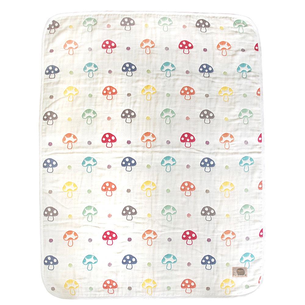 Hoppetta Champignon Fukufuku 6-gauze Todoraketto (L size) | Little Baby.