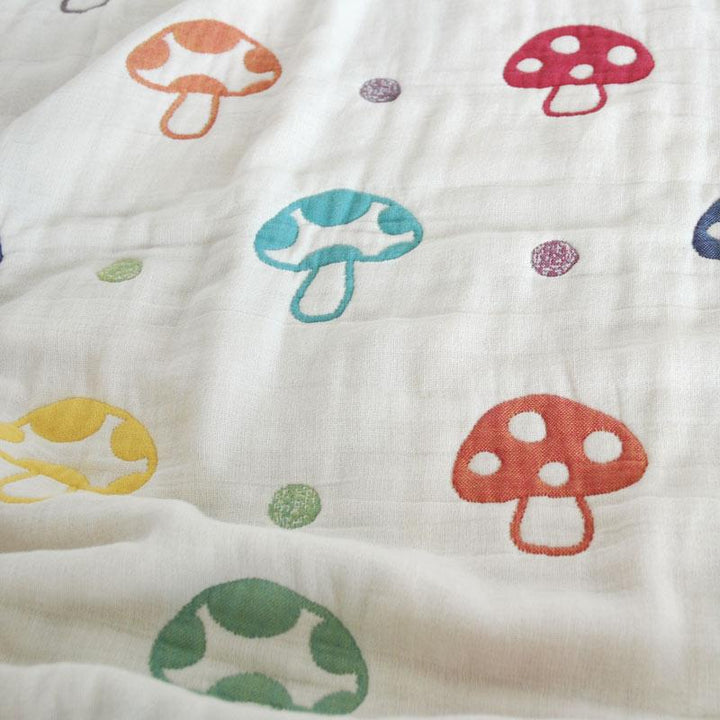 Hoppetta Champignon Fukufuku 6-gauze Todoraketto (M size) | Little Baby.
