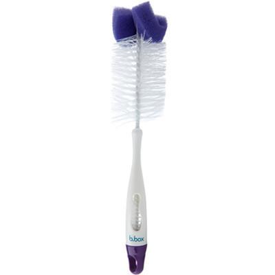 B.Box 2-in-1 Bottle and Teat cleaner (Plum) | Little Baby.