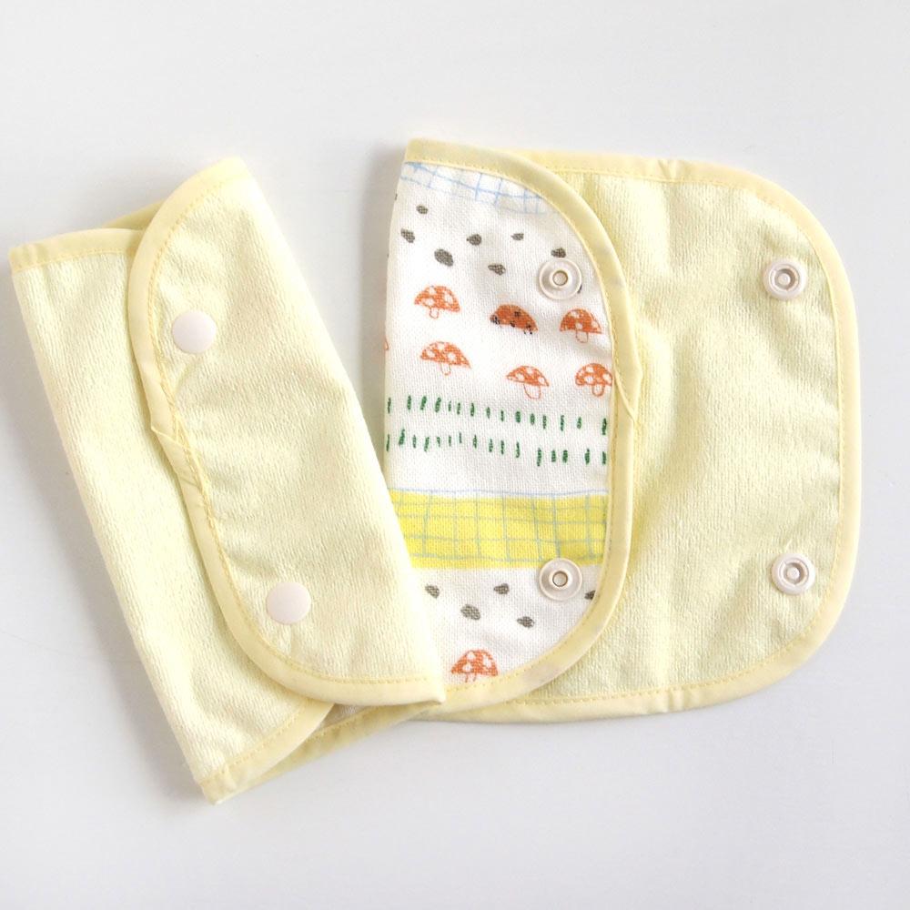 Hoppetta Tanta Fluffy Gauze Drool Pad - Ladybug | Little Baby.