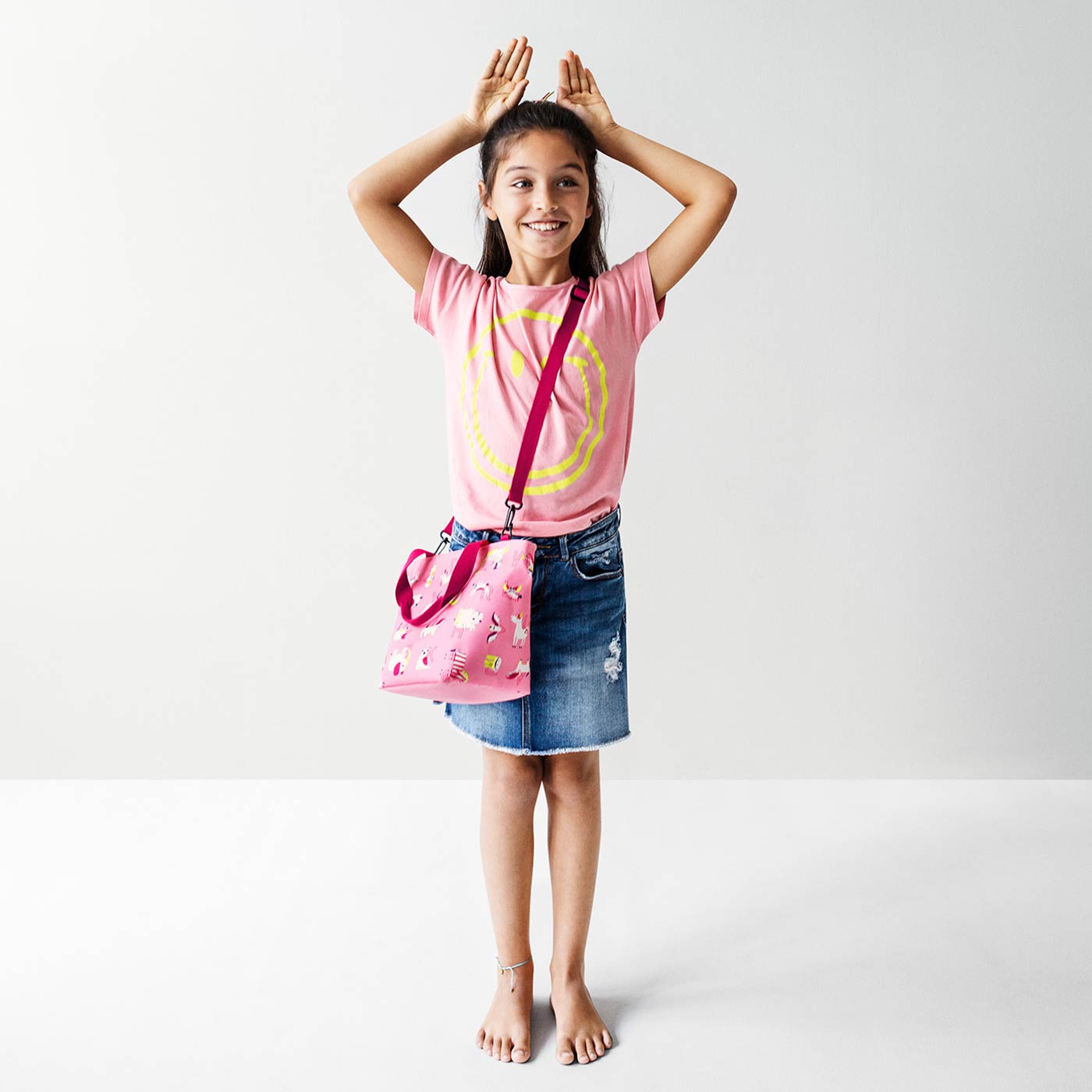 Reisenthel Shopper XS Kids ABC Friends Pink | Little Baby.