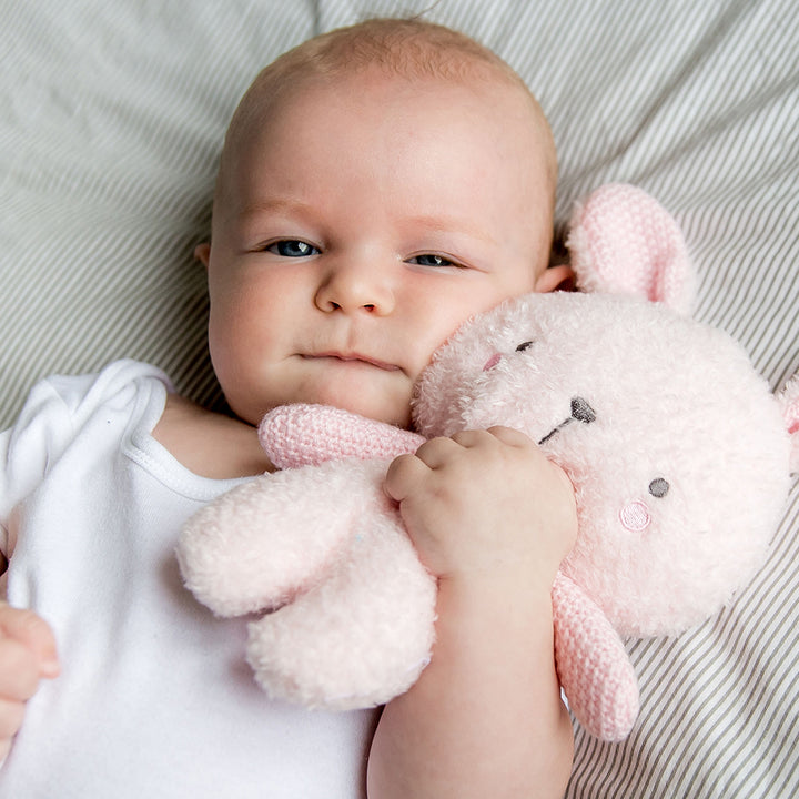 Bubble Knitted Plush Cuddly Toy - Lily the Bunny | Little Baby.