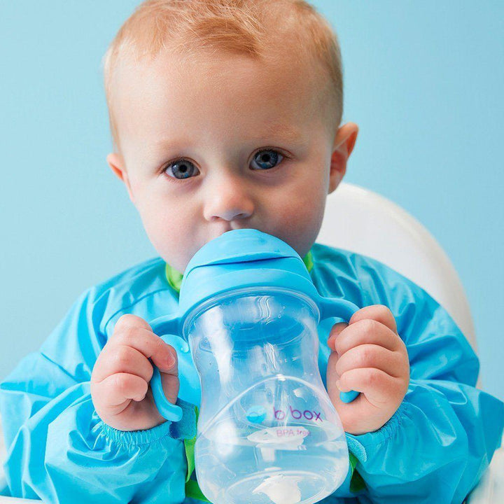 B.Box Sippy Cup Neon - Pink Pomegranate (NEW Upgraded 2019) | Little Baby.